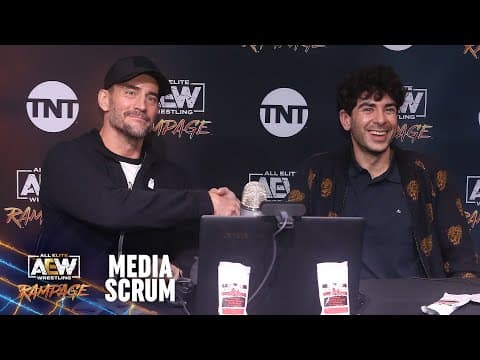 AEW Media Scrum with CM PUNK and TONY KHAN | AEW Rampage: The First Dance | 8/20/21