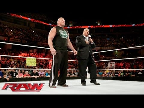 Brock Lesnar's apology: Raw, June 22, 2015