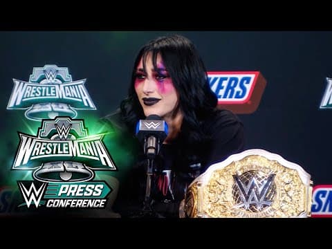 Rhea Ripley's taking over the Four Horsewomen: WrestleMania XL Saturday Press Conference highlights