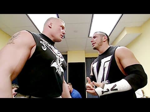 Brock Lesnar throws Matt Hardy through a wall: SmackDown, Nov. 21, 2002