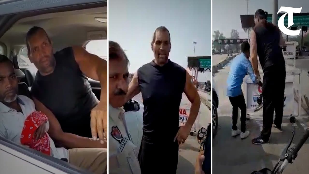 A worker at Phillaur toll plaza accuses WWE wrestler Khali of slapping him