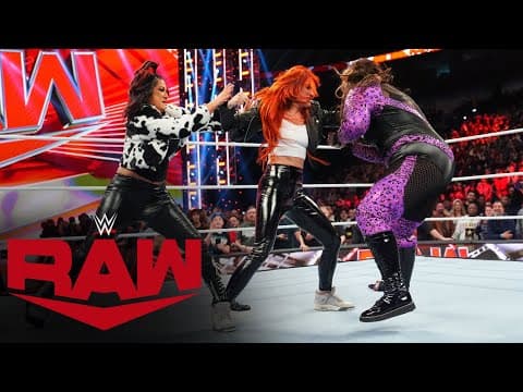 Becky Lynch, Bayley and Nia Jax get into a pre-Royal Rumble scuffle: Raw highlights, Jan. 22, 2024