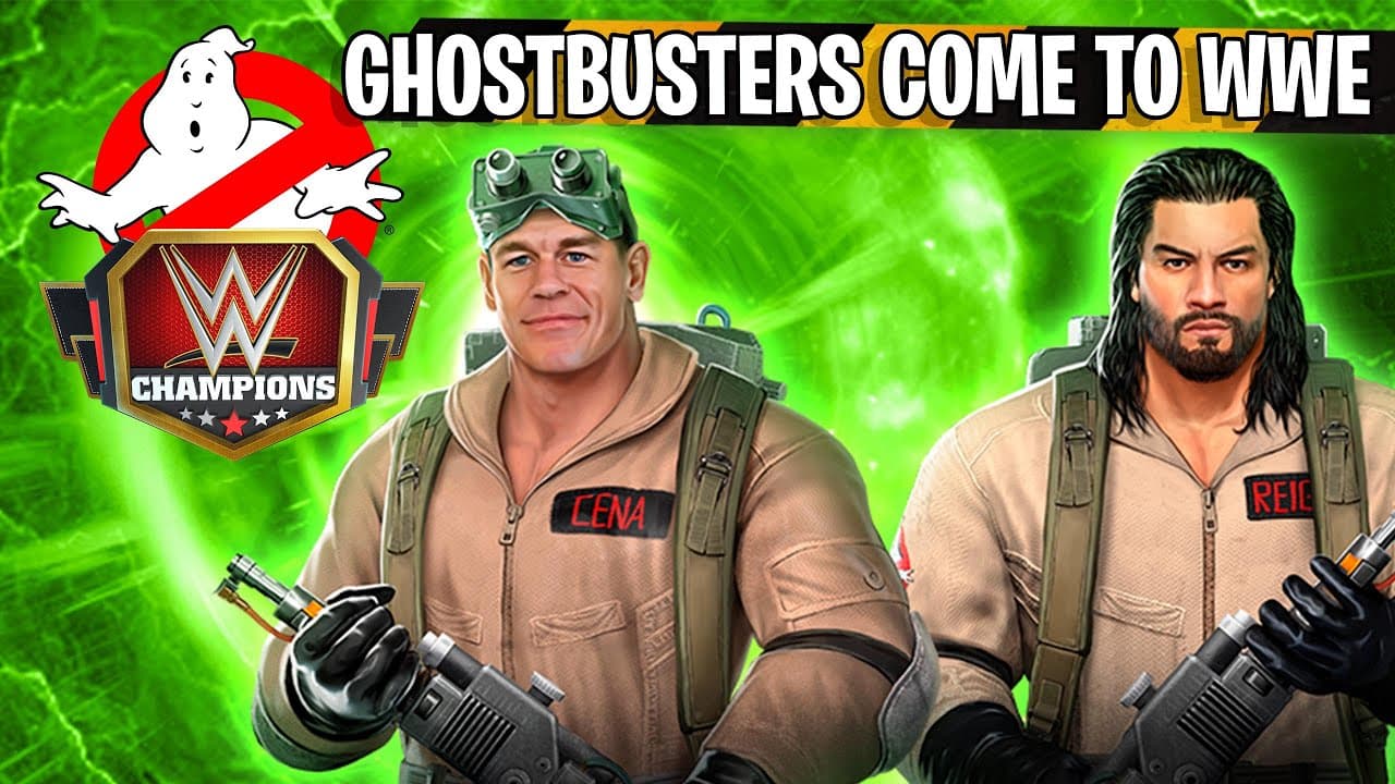 WWE Champions receives Ghostbusters update giving John Cena and Roman Reigns Proton Packs