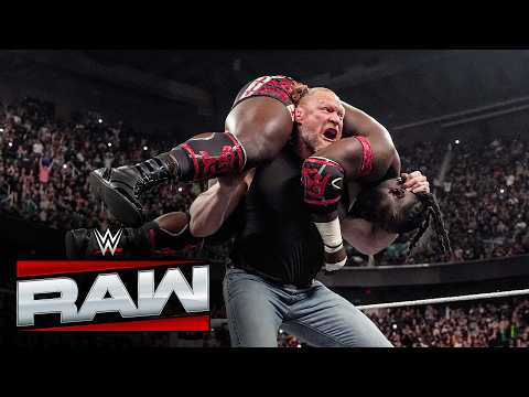Brock Lesnar RETURNS to F5 Oba Femi: Raw highlights, May 18, 2026