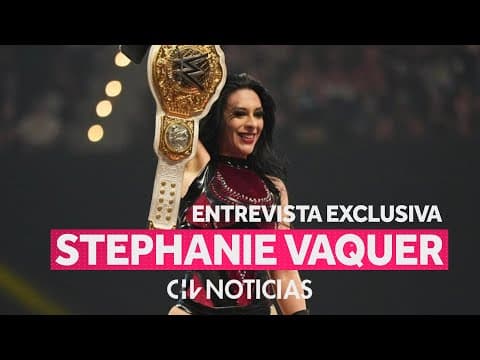 EXCLUSIVO | Stephanie Vaquer habla con CHV Noticias tras coronarse campeona mundial de WWE
