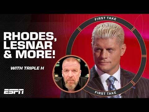 Triple H talks WWE SummerSlam ?? Oba Femi ? Brock Lesnar & CM Punk-Cody Rhodes rivalry | First Take