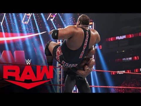 Keith Lee vs. Bobby Lashley: Raw, July 19, 2021