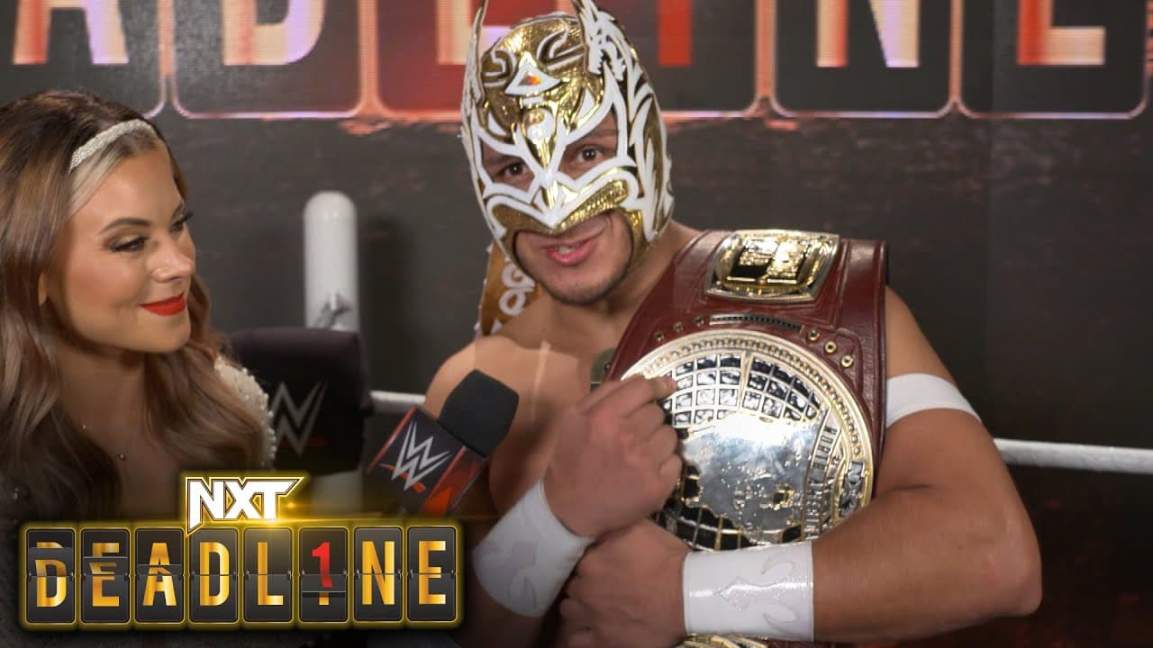 Dragon Lee wants to be a fighting champion: NXT Deadline 2023 exclusive