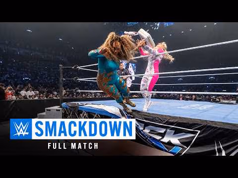 FULL MATCH: Tiffany Stratton vs. Nia Jax | Last Woman Standing Match: SmackDown, June 27, 2025