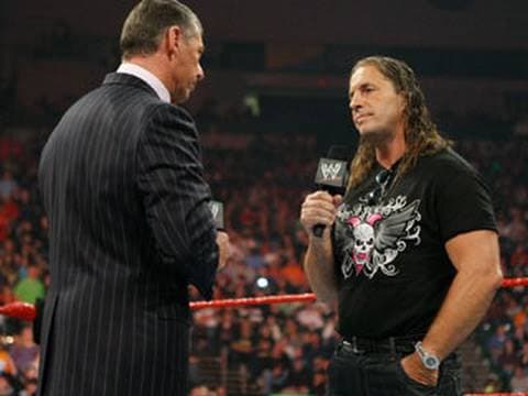Raw: Bret Hart confronts WWE Chairman Mr. McMahon