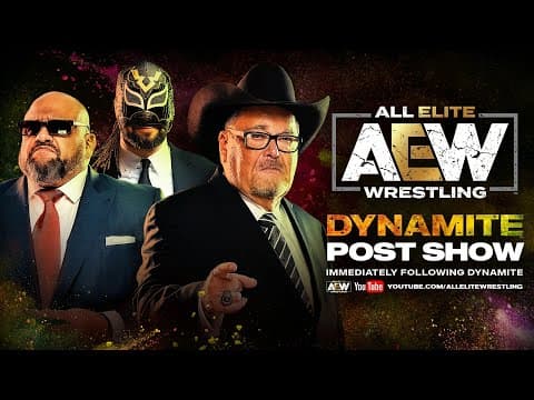 AEW DYNAMITE POST SHOW w/ JR, EXCALIBUR AND TAZ | 4/1/20