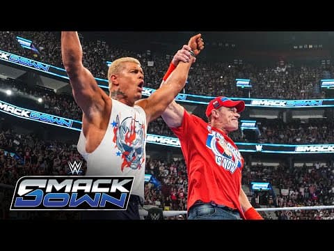 Cody Rhodes helps John Cena against Logan Paul and Drew McIntyre: SmackDown highlights, Aug. 8, 2025