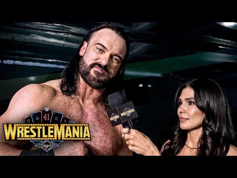 Drew McIntyre celebrates his WrestleMania win on his phone: WrestleMania 41 Sunday exclusive