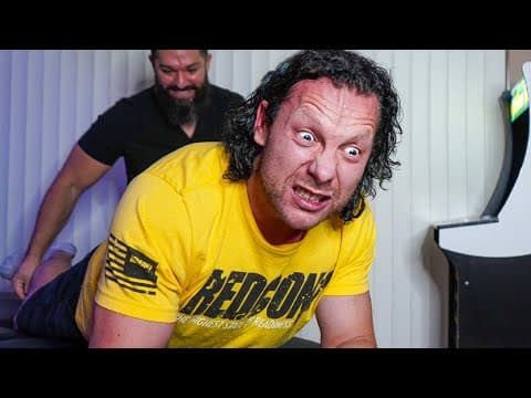 AEW Champ *KENNY OMEGA* gets INSANE Chiropractic Adjustments