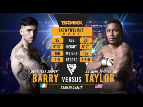 BAMMA 35: Dean Barry vs Anthony Taylor