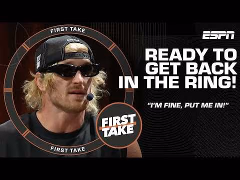 Logan Paul addresses injury status and desire to get back in the ring | First Take