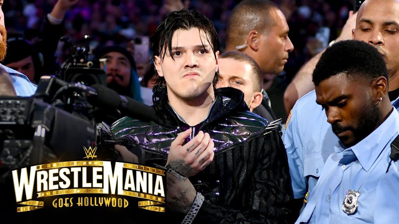 Dominik Mysterio enters WrestleMania in handcuffs: WrestleMania 39 Saturday Highlights
