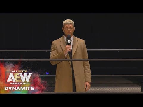 THE MUST SEE OPEN BY CODY AND THE ELITE | AEW DYNAMITE 3/18/20, Empty Arena