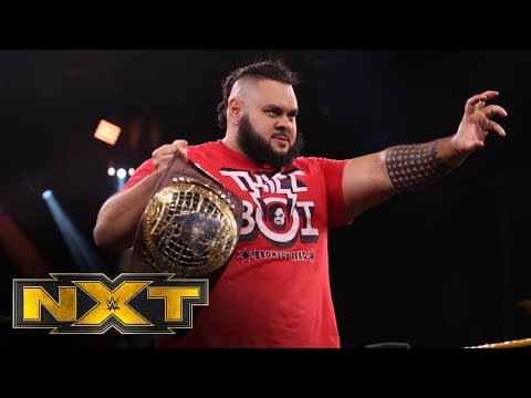 Bronson Reed emerges from a melee: WWE NXT, Aug. 19, 2020