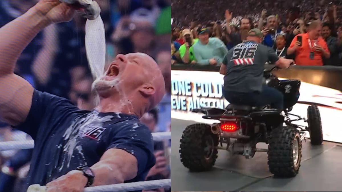Stone Cold Appears At WWE WrestleMania 41, Crashes ATV