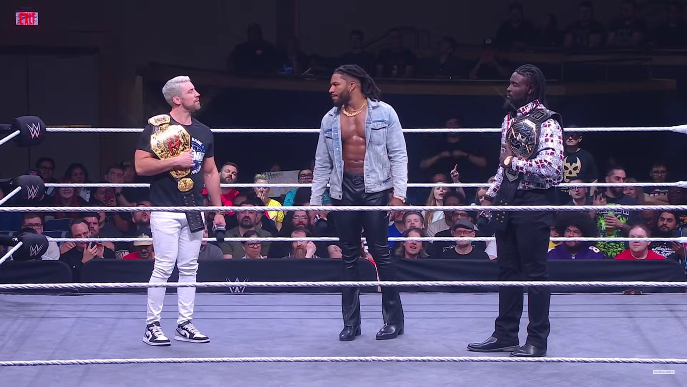 Trick Williams, Joe Hendry and Oba Femi